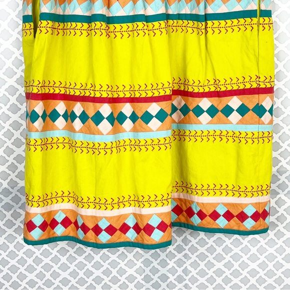 GUC Anthro Leifsdottir Ribboned Quilotoa Strapless Mini Cotton Dress - Picture 8 of 16